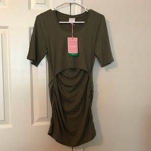 Boob Design Nursing/Maternity Green Top Medium